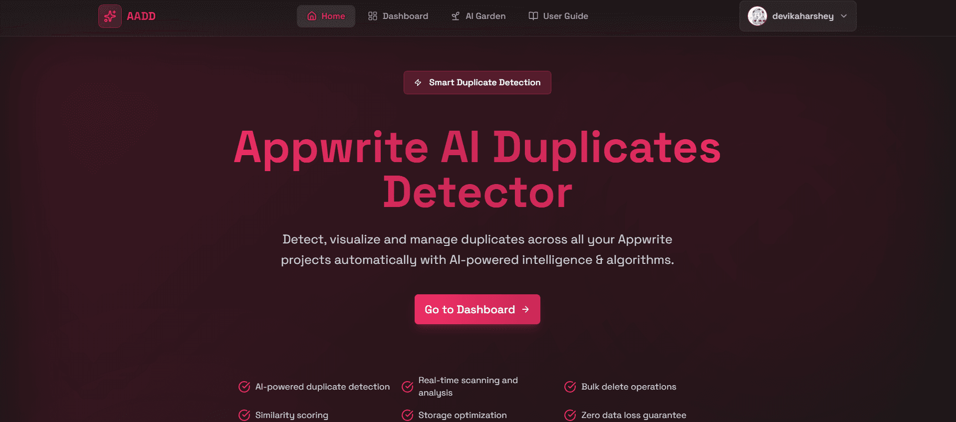 Appwrite AI Duplicates Detector