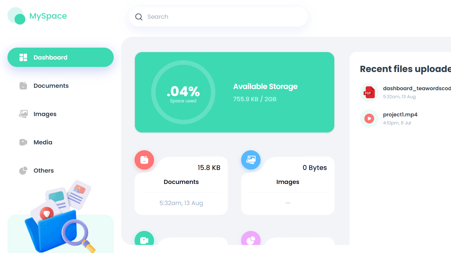 MySpace — Cloud Storage Platform